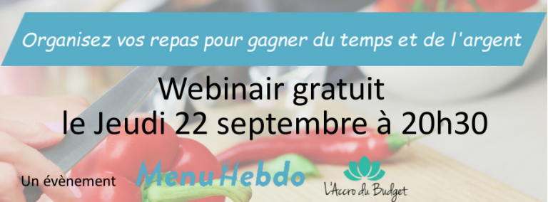 organiser ses repas